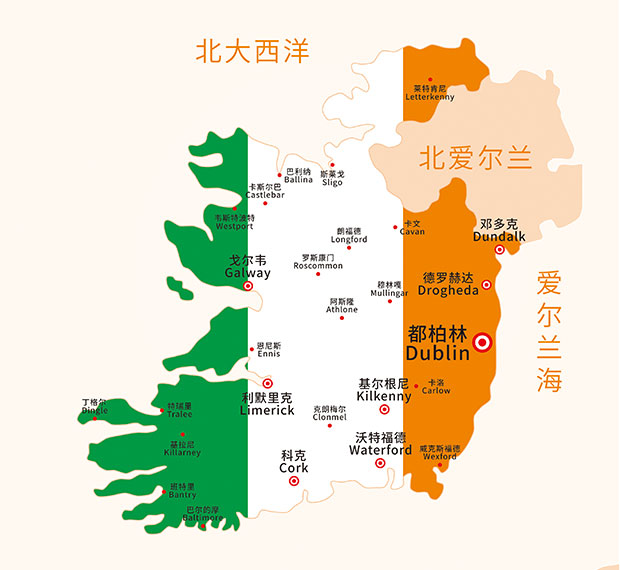 愛爾蘭的國(guó)家簡(jiǎn)介