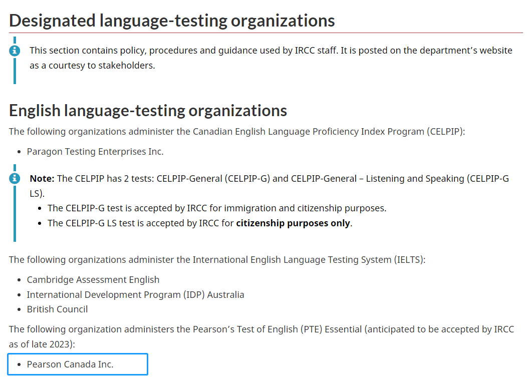 好消息！加拿大移民語(yǔ)言考試認(rèn)可范疇將有新變化，除了考雅思還有這些選擇！