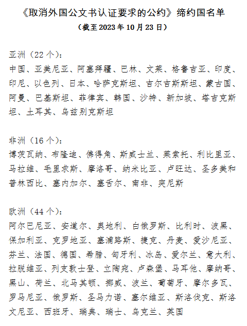 《取消外國公文書認證要求的公約》即將生效！出國文書資料將簡化！